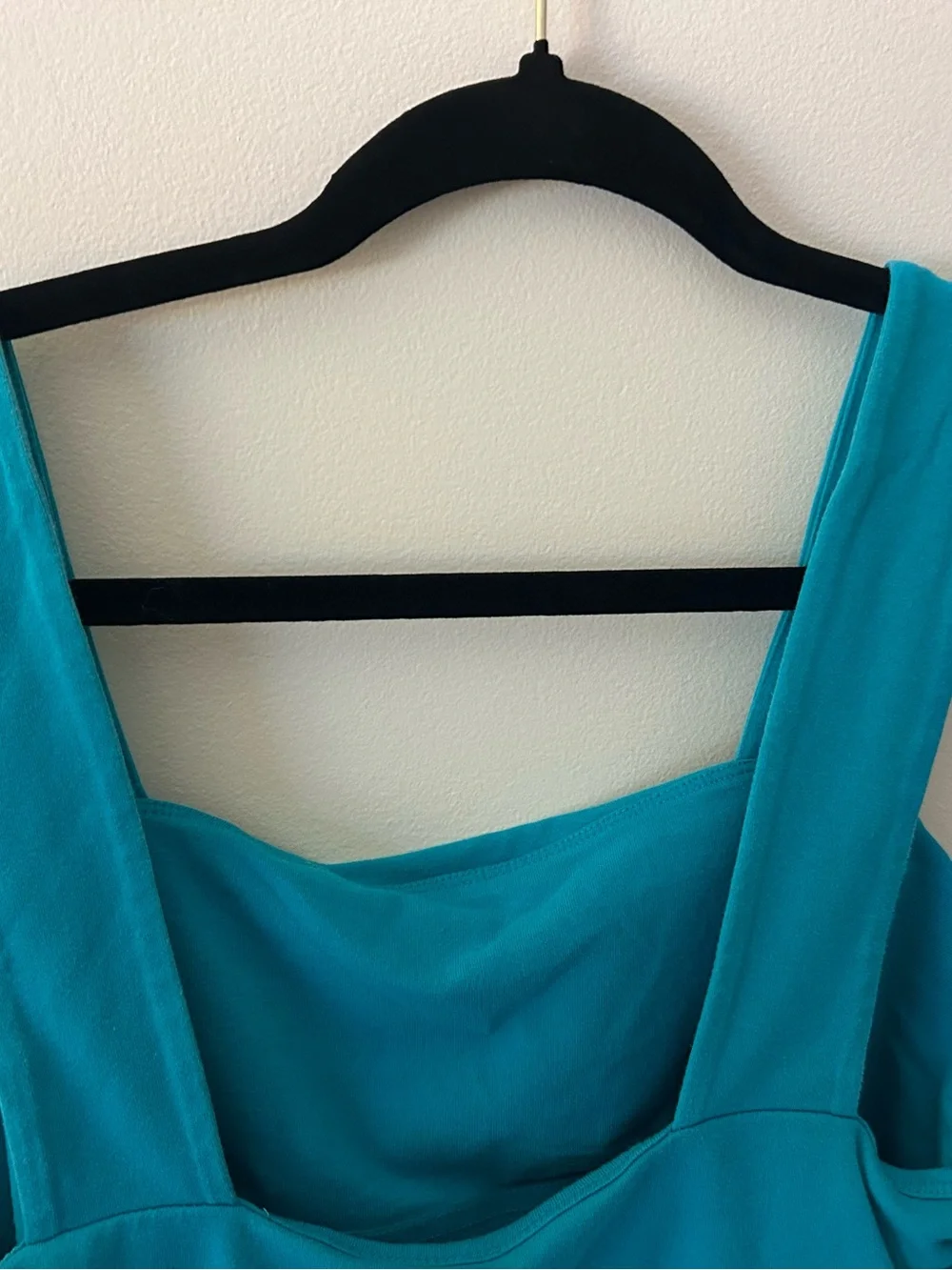 Express Turquoise Square-Neck Tank - Picture 4 of 4